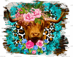 Highland Cow DTF Transfer
