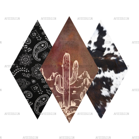 Western Diamonds DTF Transfer