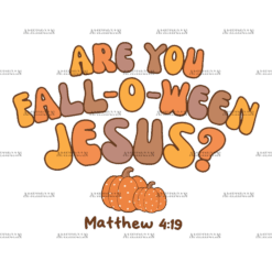 Are You Falloween Jesus-1 DTF Transfer