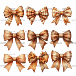 Autumn Girly Bows-2 DTF Transfer