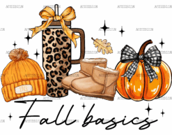 Fall Basics Black DTF Transfer