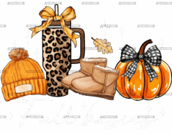 Fall Basics White DTF Transfer