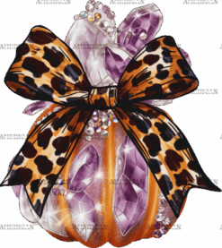 Fall Pumpkin Bow-2 DTF Transfer