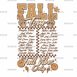 Fall Tour Fall Vibes Only-1 DTF Transfer