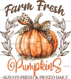 Farm Fresh Pumpkins-2 DTF Transfer