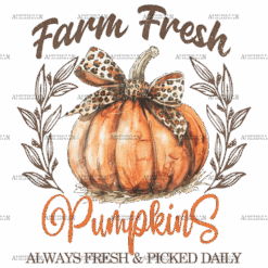 Farm Fresh Pumpkins-3 DTF Transfer