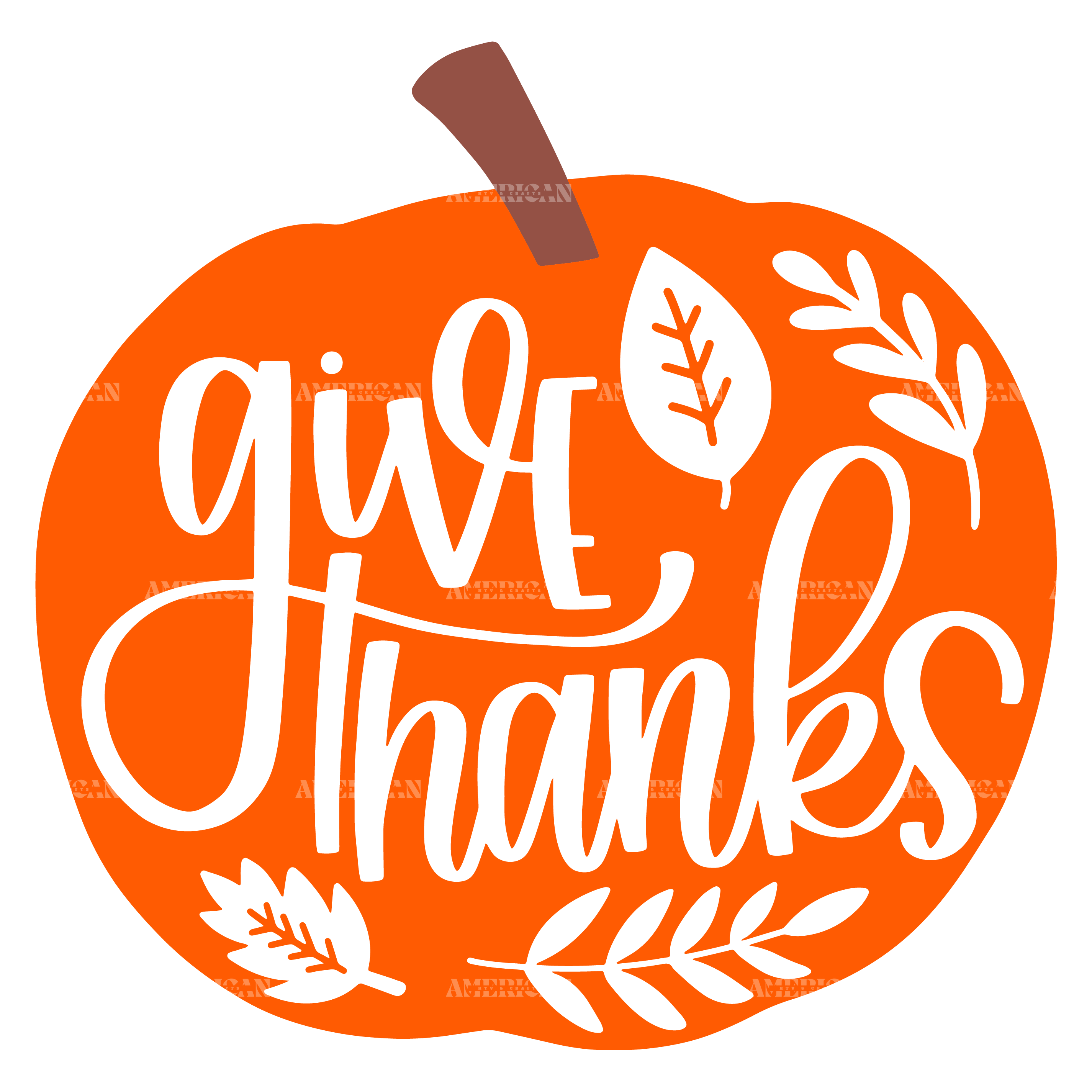 Give Thanks-1 DTF Transfer