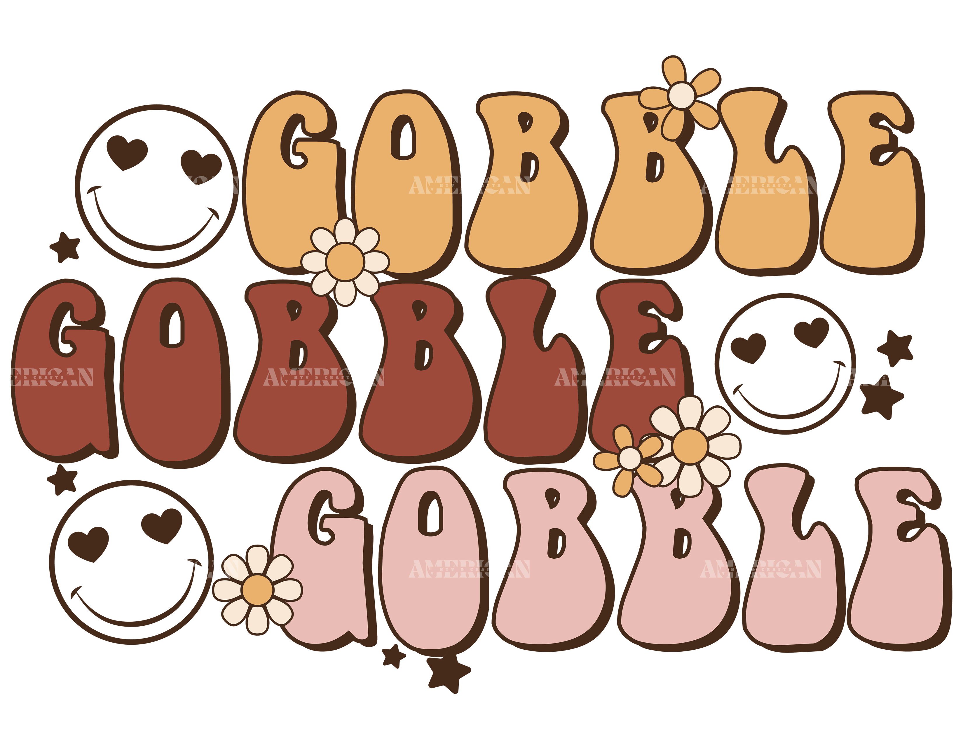 Gobble Gobble Gobble DTF Transfer