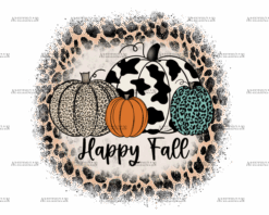 Happy Fall Leopard DTF Transfer