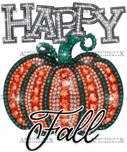 Happy Fall Pumpkin DTF Transfer
