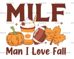Man I Love Fall-1 DTF Transfer