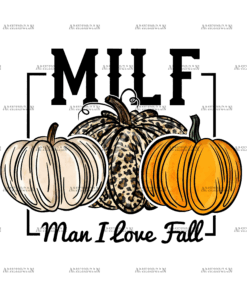Man I Love Fall-3 DTF Transfer