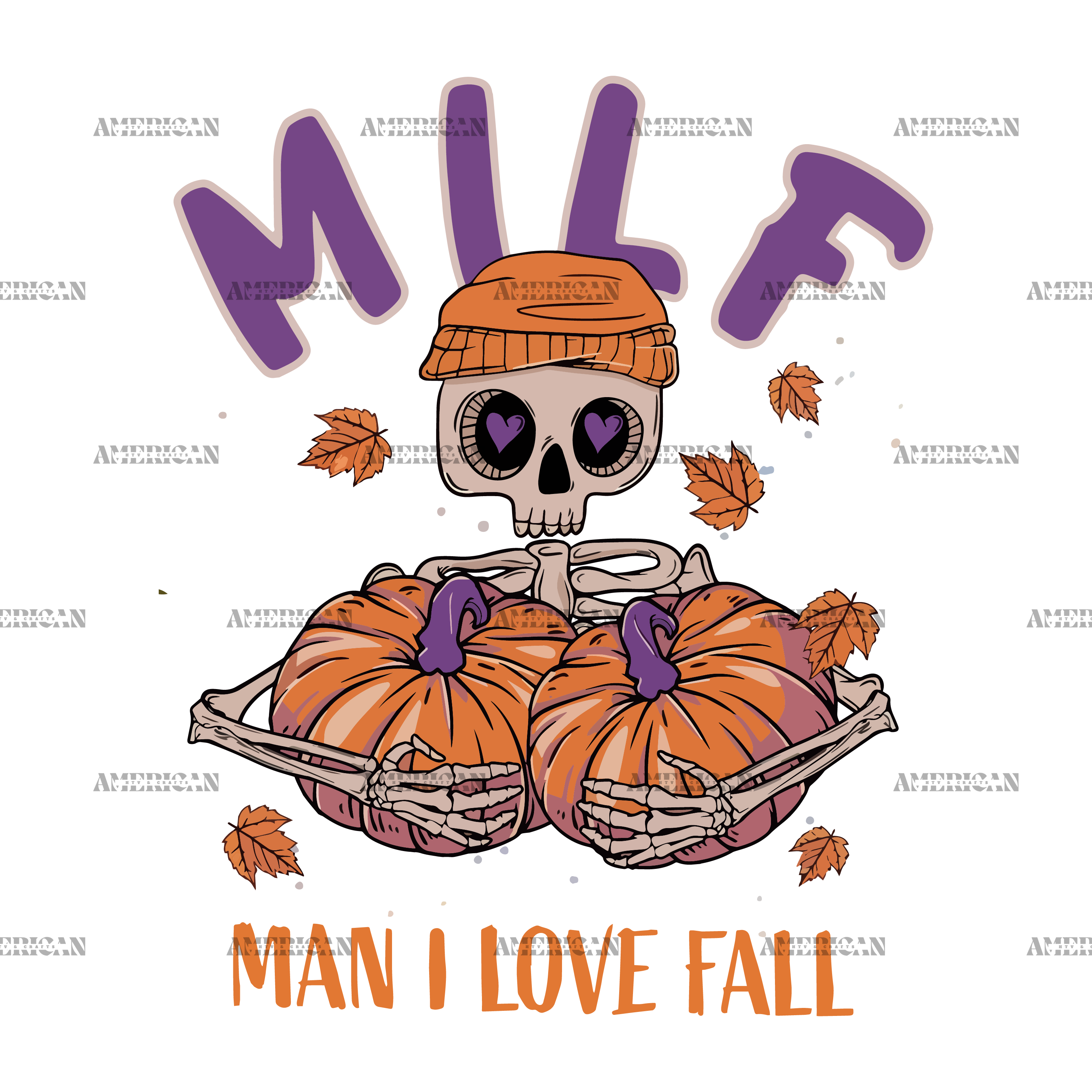 Man I Love Fall-4 DTF Transfer