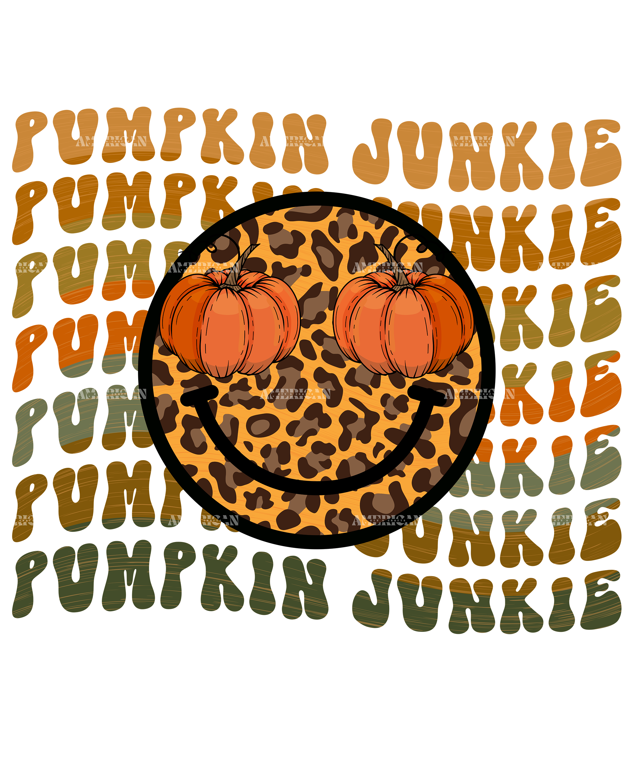 Pumpkin Junkie DTF Transfer