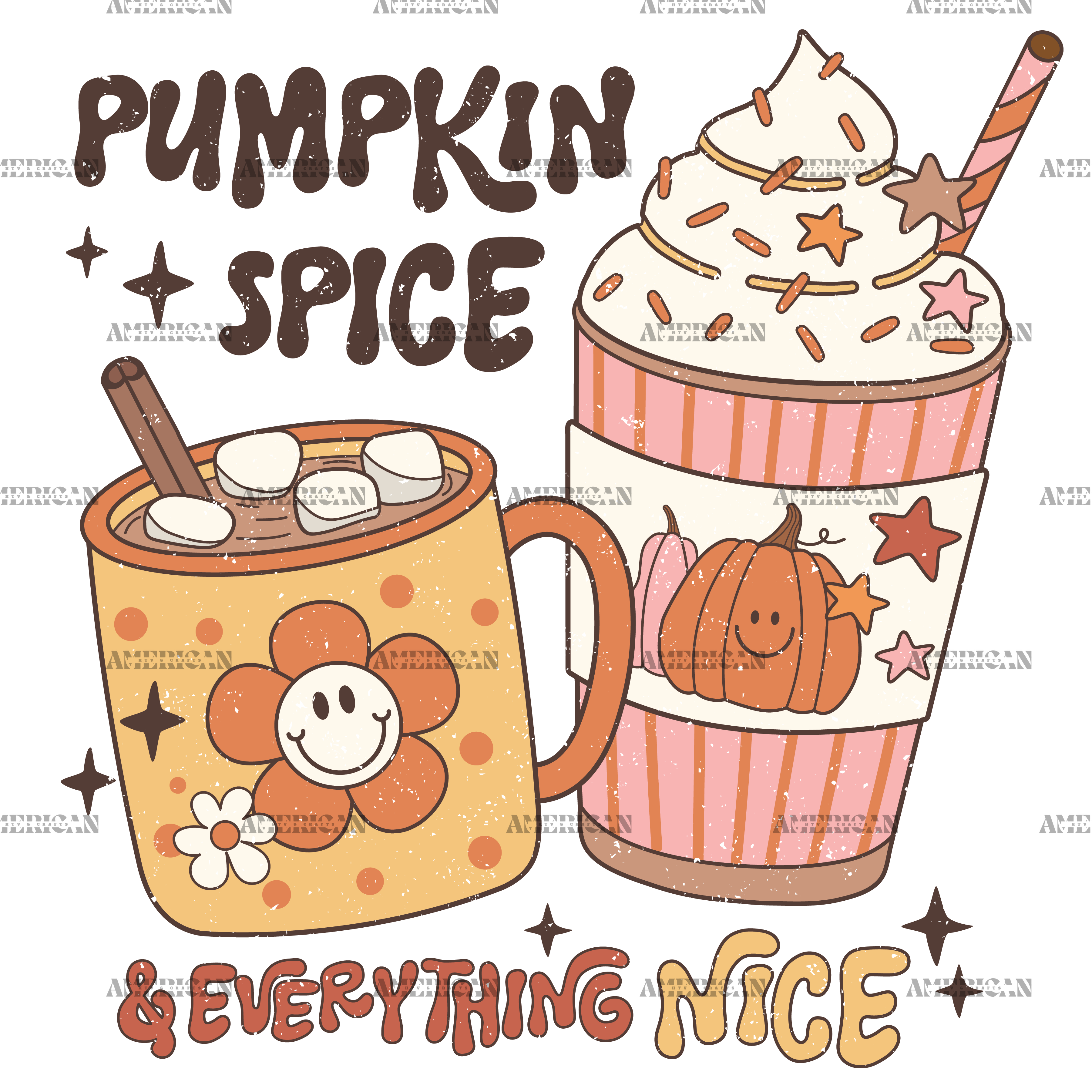 Pumpkin Spice And Everything Nice-3 DTF Transfer