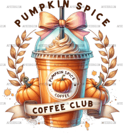 Pumpkin Spice Coffee Club-2 DTF Transfer