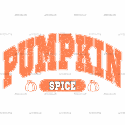 Pumpkin Spice Dotted DTF Transfer