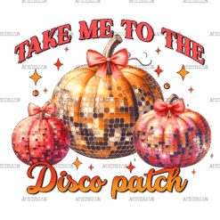 Take Me To The Disco Patch-1 DTF Transfer