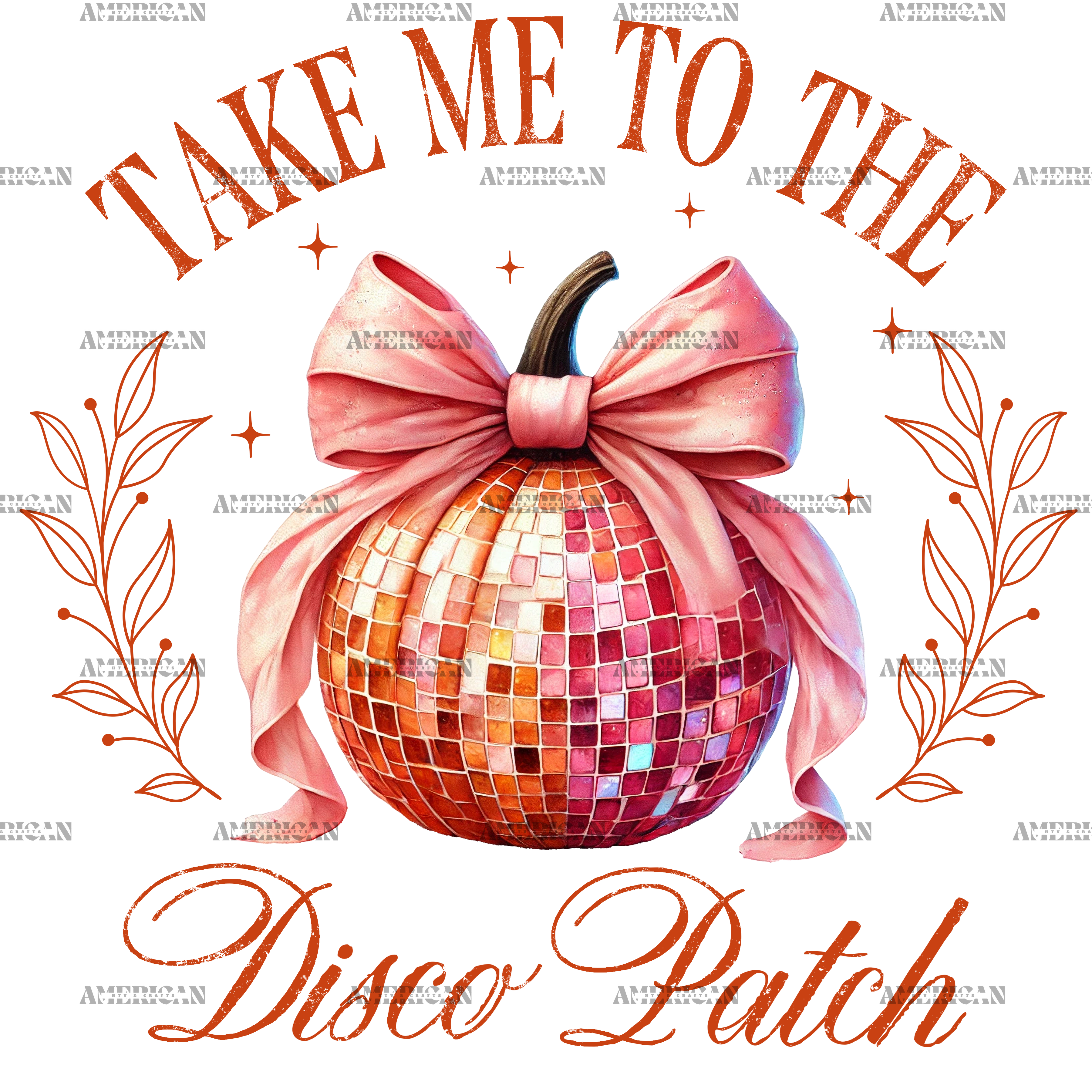 Take Me To The Disco Patch-2 DTF Transfer