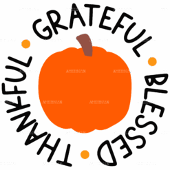 Thankful Grateful Blessed DTF Transfer