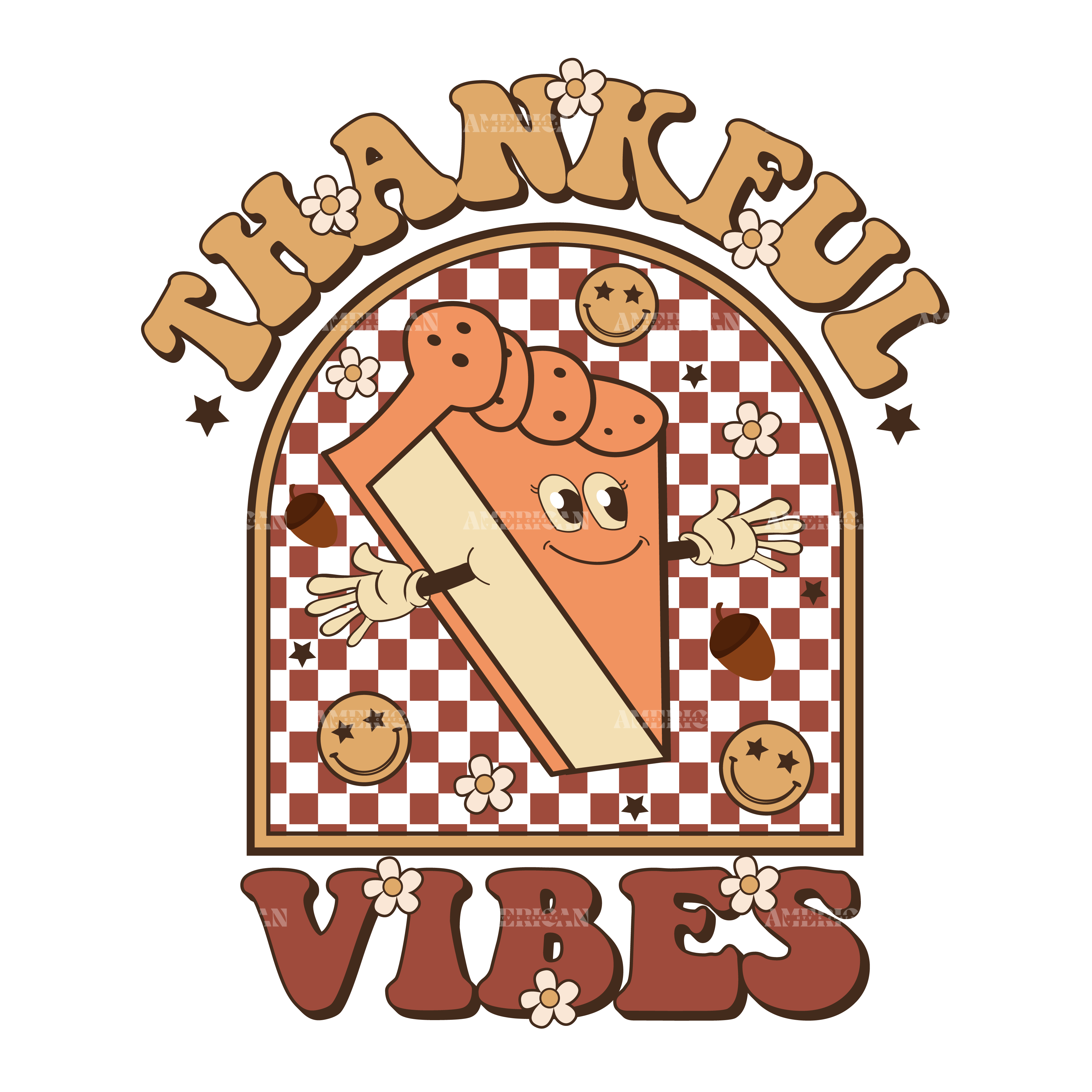 Thankful Vibes DTF Transfer