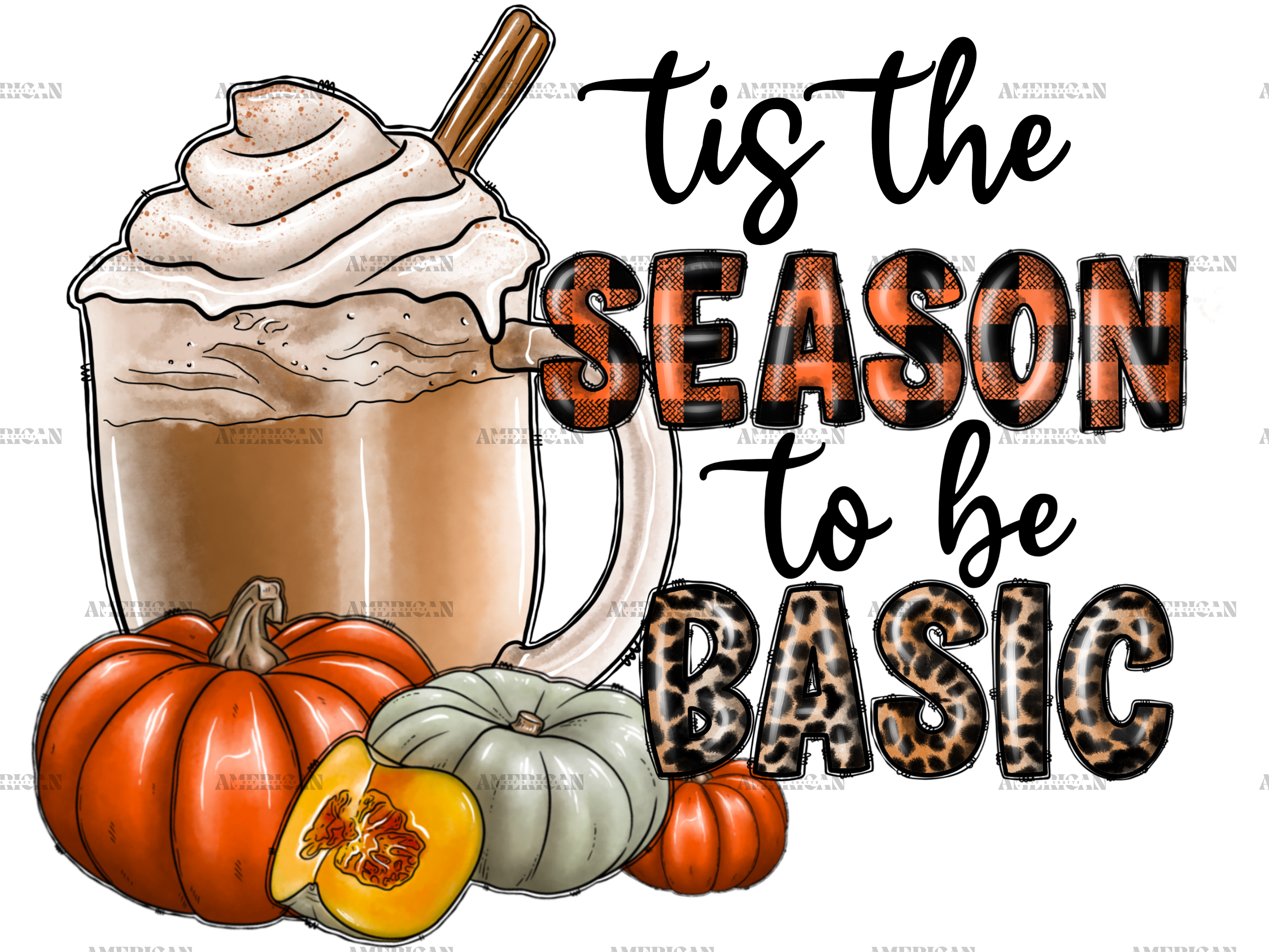 Tis The Season To Be Basic DTF Transfer